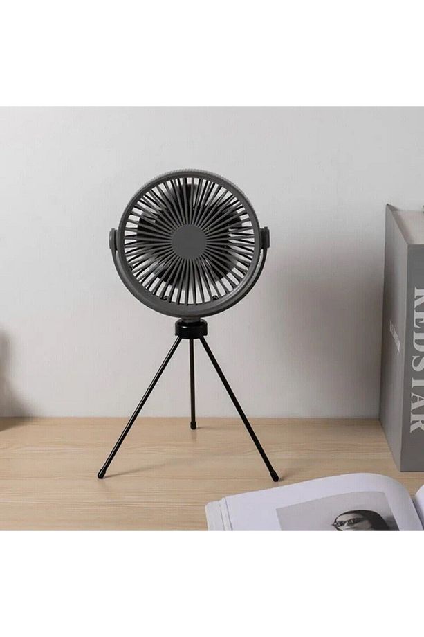 Çok Fonksiyonlu Açık Tripod Ile Tavan Vantilatörü Işık Usb Kamp Led Masaüstü Soğutma Ventilatör - 1