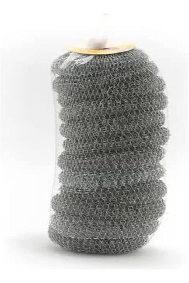Stainless Steel Multipurpose Scourer – Grey/Silver, Pack of 12, CT-0020, 23x10x10 cm