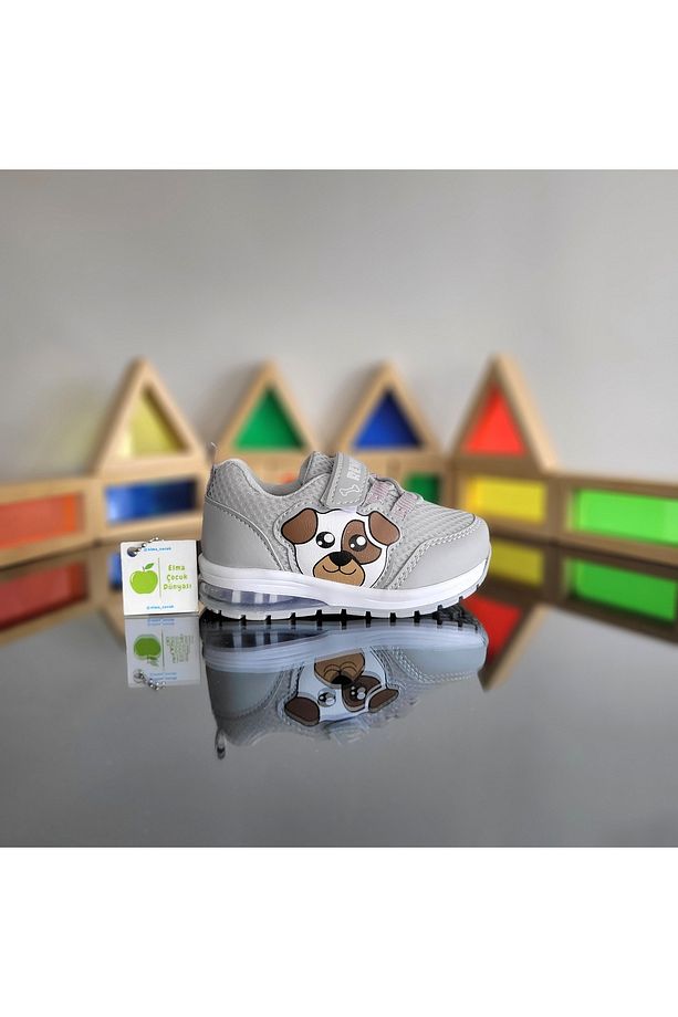 Işıklı Anatomik Memory Foam Hafif Rahat Yumuşak Unisex Bebe İlkadım Çocuk Sneaker Spor Ayakkabı - 3