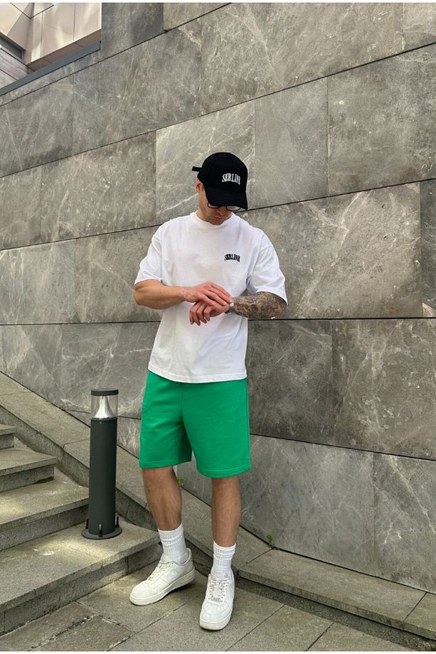 Basic Premium Oversize Şort - 4