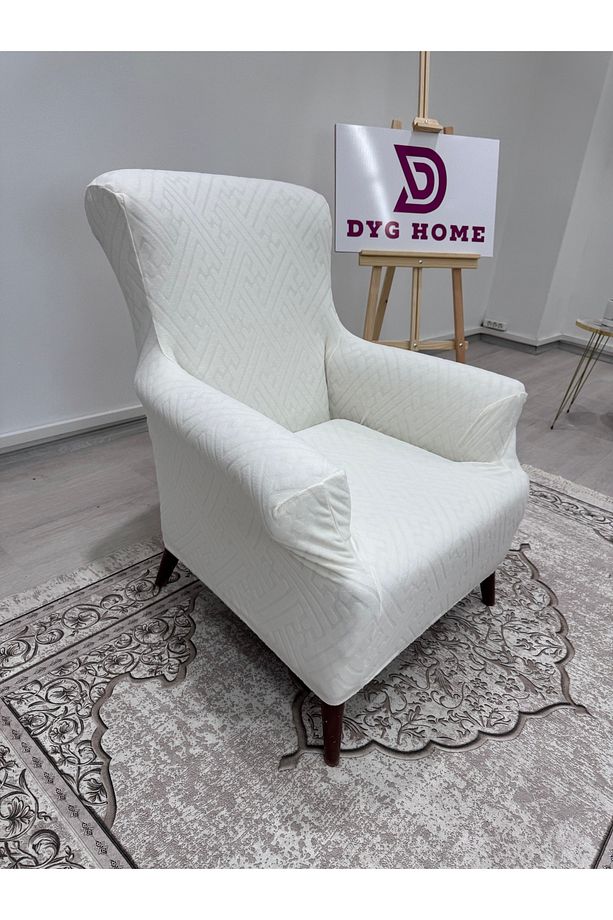Berjer Örtüsü Berjer Kılıfı Tekli Koltuk Örtüsü Tekli Koltuk Kılıfı Tek Kişilik Örtü Sofa Cover - 6