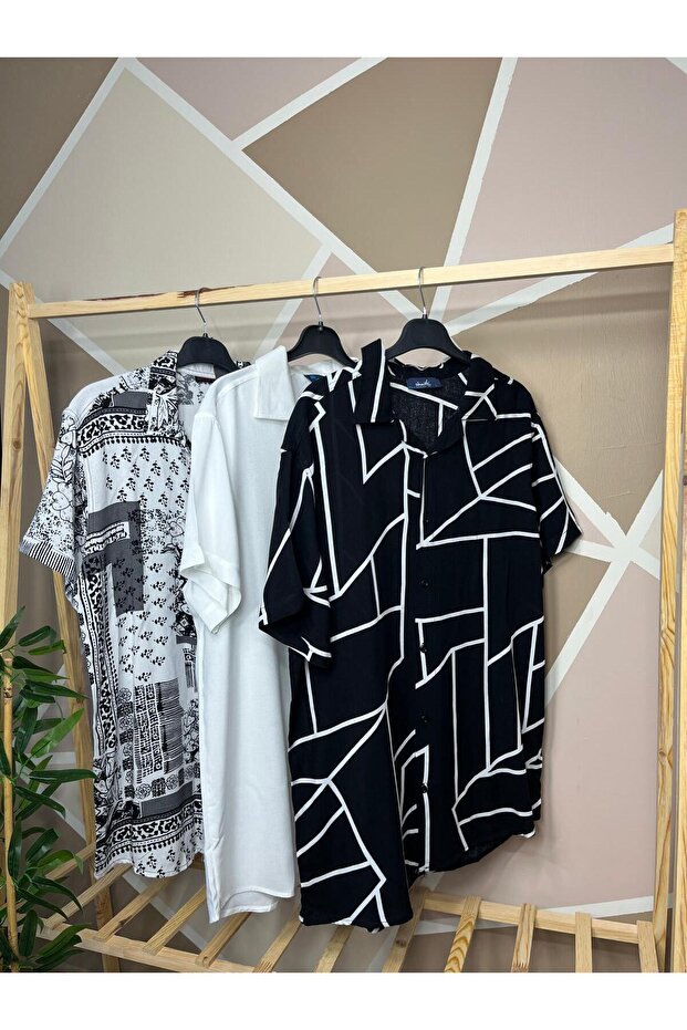 3-Pack Viscose Shirt