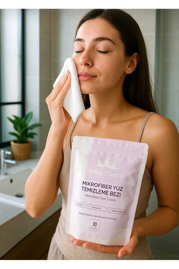 Missclean 5 Pieces Skin Care and Perfect Makeup Removal Cloth Microfiber Travel Type Special Packaged