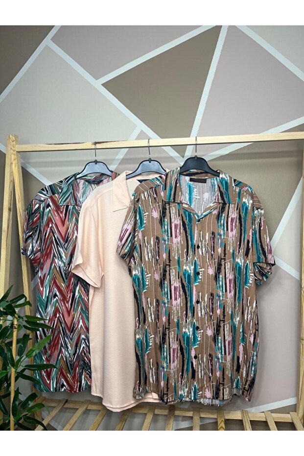 3-Pack Viscose Shirt