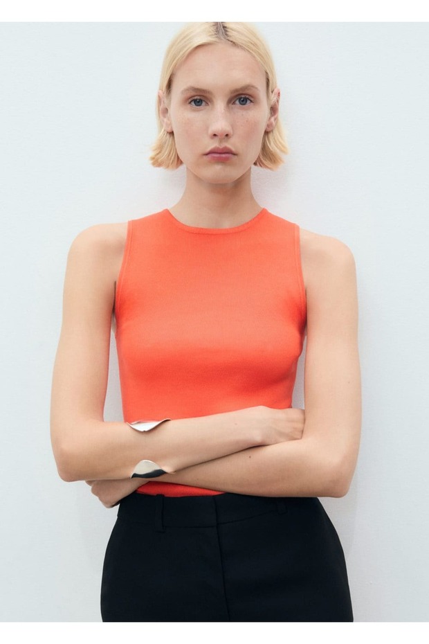 İnce örgü bluz - 1