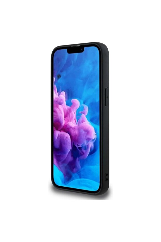 Case for iPhone 16e, Guess, Hardcase 4G Script Logo, Black - 5