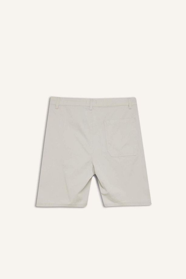 %100 Pamuk Regular Fit Bermuda Şort E1231AX25SM - 8