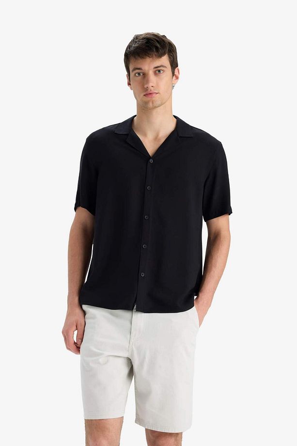 %100 Pamuk Regular Fit Bermuda Şort E1231AX25SM - 3