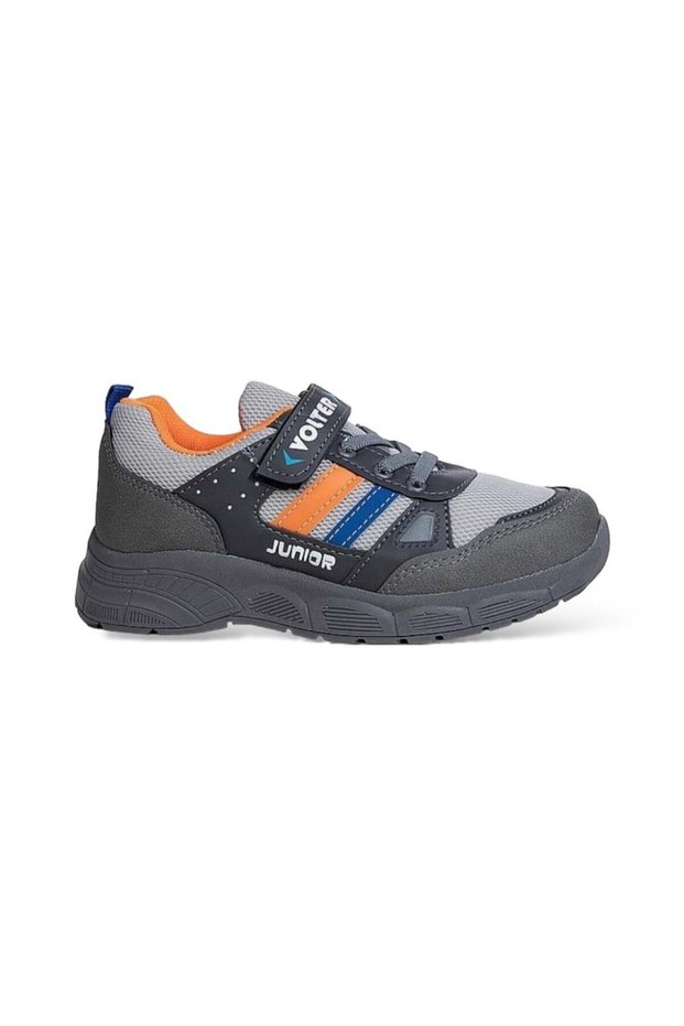 Unisex Boys Girls Sneakers SMOKE - ORANGE