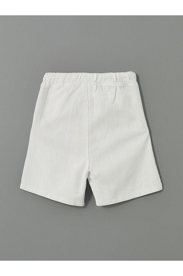 LCW Kids Lastikli Erkek Çocuk Gabardin Şort (S5) - 3