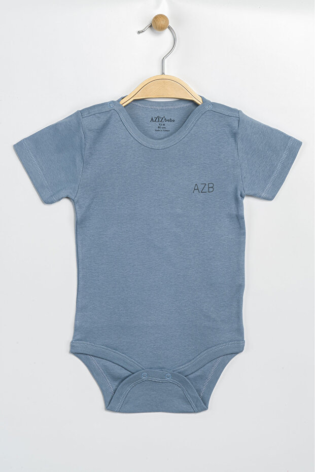 Baby Boy Girl 100% Cotton Bodysuit & Bodysuit with Snap Fasteners