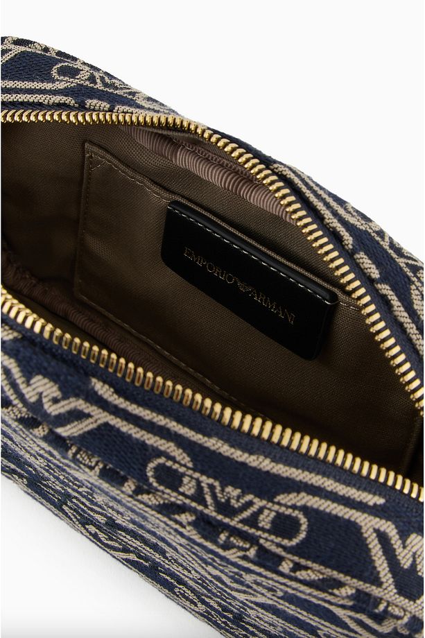 Jacquard Canvas Camera Case with all-over Monogram and Chain Shoulder Strap - 5