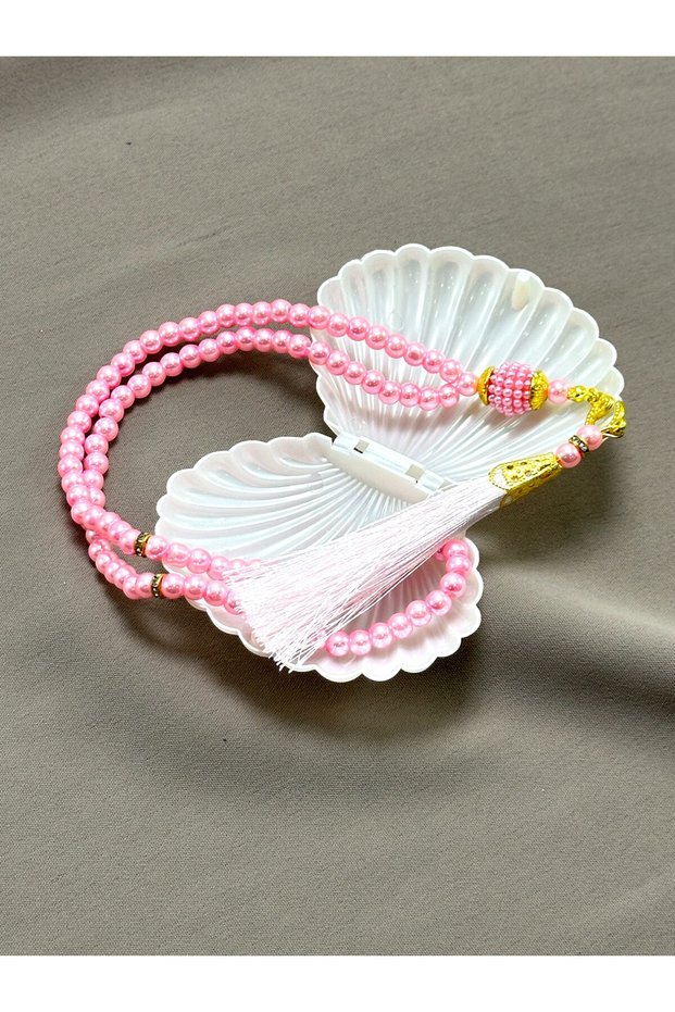 Pearl Prayer Beads in Oyster Box - Special Mevlüt, Umrah, Hajj and Spiritual Gift