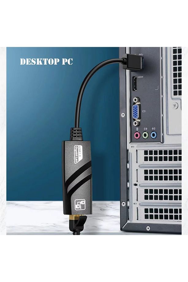 Harici İnternet 1000 Mbps Gigabit Tip C USB 3.0 Kablolu Ağ Kartı USB Rj45 Lan Ethernet Dönüştürücü - 6