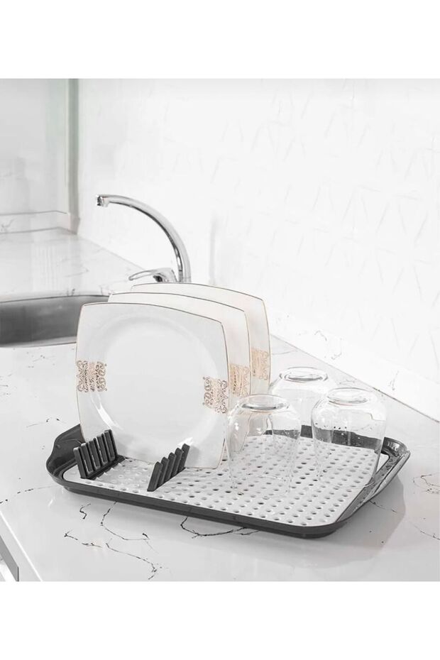 Dish Drying Fruit Vegetable Drainer Practical Dish Rack - 3