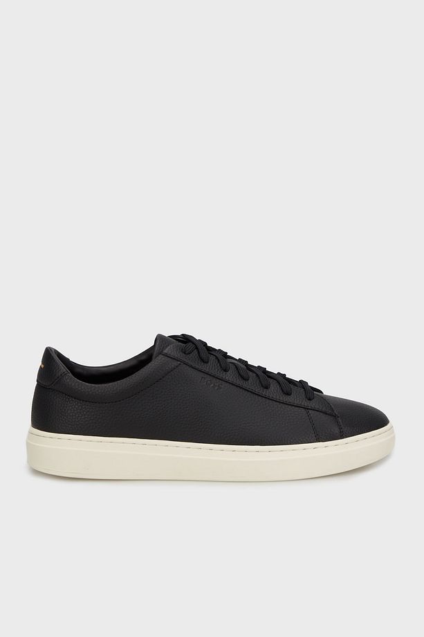 Logolu Hakiki Deri Sneaker Ayakkabı Erkek AYAKKABI 50548716 002 - 1