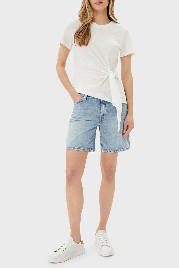 Pamuklu Regular Fit Normal Bel Kot Short SHORT WW0WW45505 1AC - 2