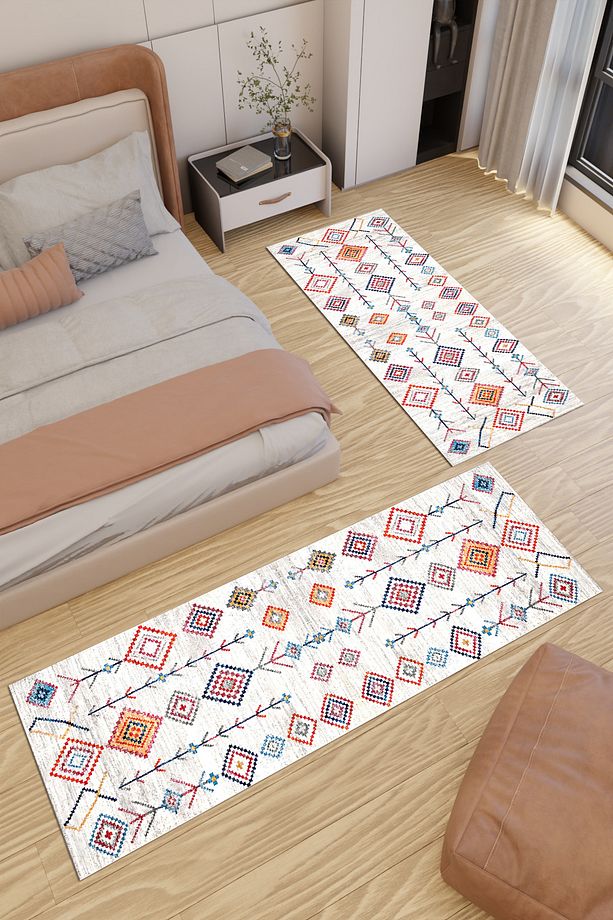 Dijital Baskı Makinede Yıkanabilir Kaymaz Taban Salon Halısı Yatak Odası Halısı & Yolluk Modelleri - 3