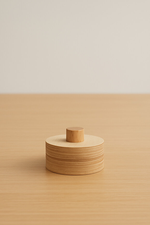 Wooden Balance Board Cylinder Single Apparatus