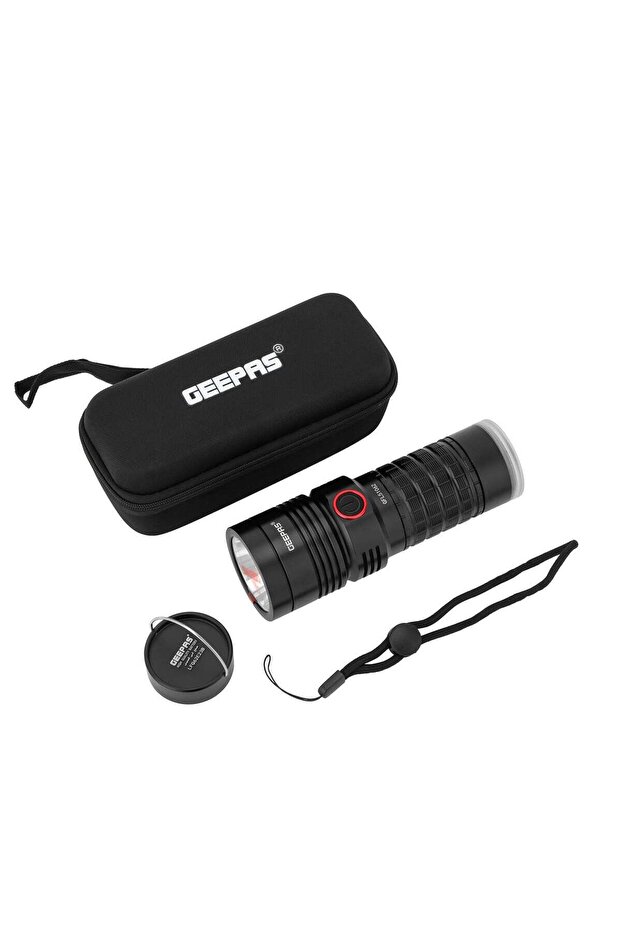 Waterproof LED Flashlight With Power Bank, Aluminum Alloy Body, High Power LED COB White Ligh