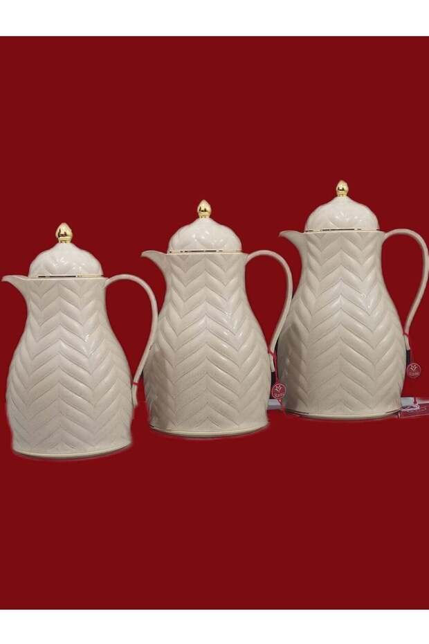 روز طقم ترمس شاي مكون من ثلاث قطع (1.5 لتر + 1 لتر + 0.5 لتر)52448-52449-52450