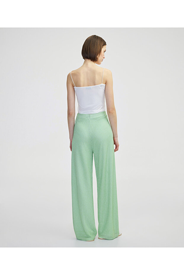 Ajurlu triko pantolon - 5