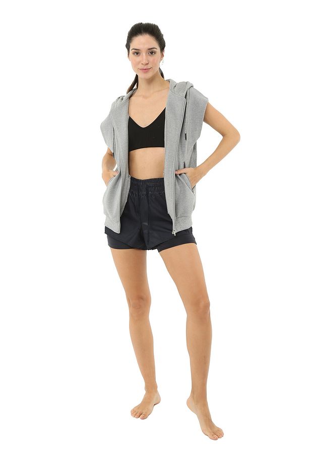 Chloe Kısa Taytlı Kadın Şort Navy - 3