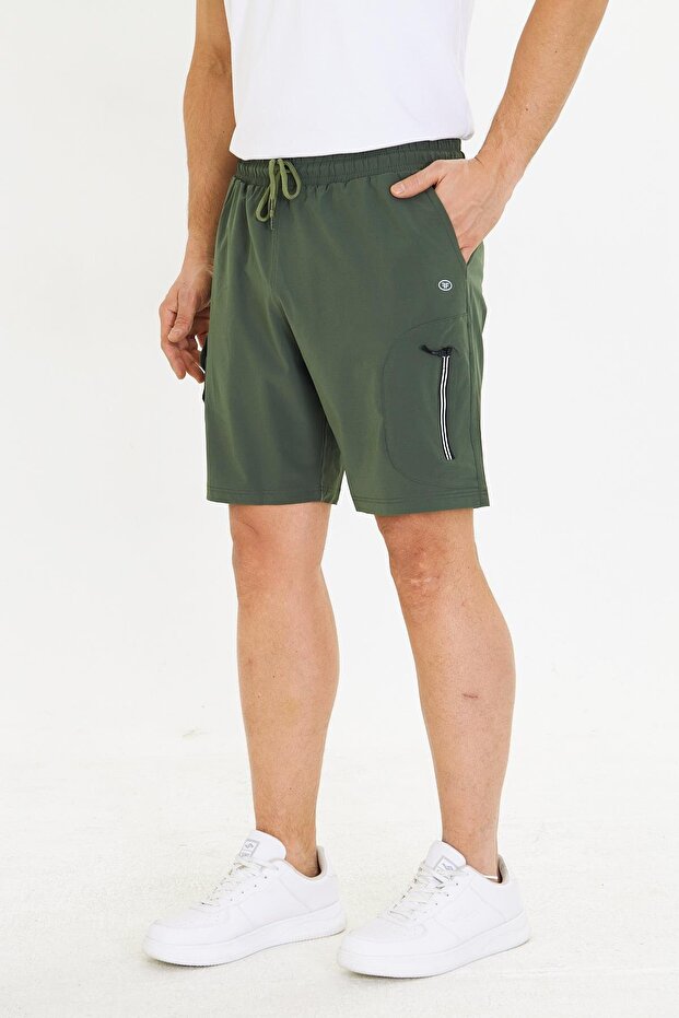 Men's Stretchfit Cargo Pocket Stretch Shorts Khaki 6040-H