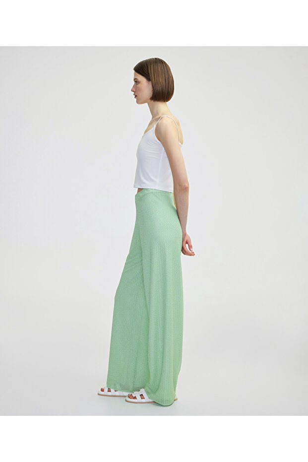 Ajurlu triko pantolon - 2