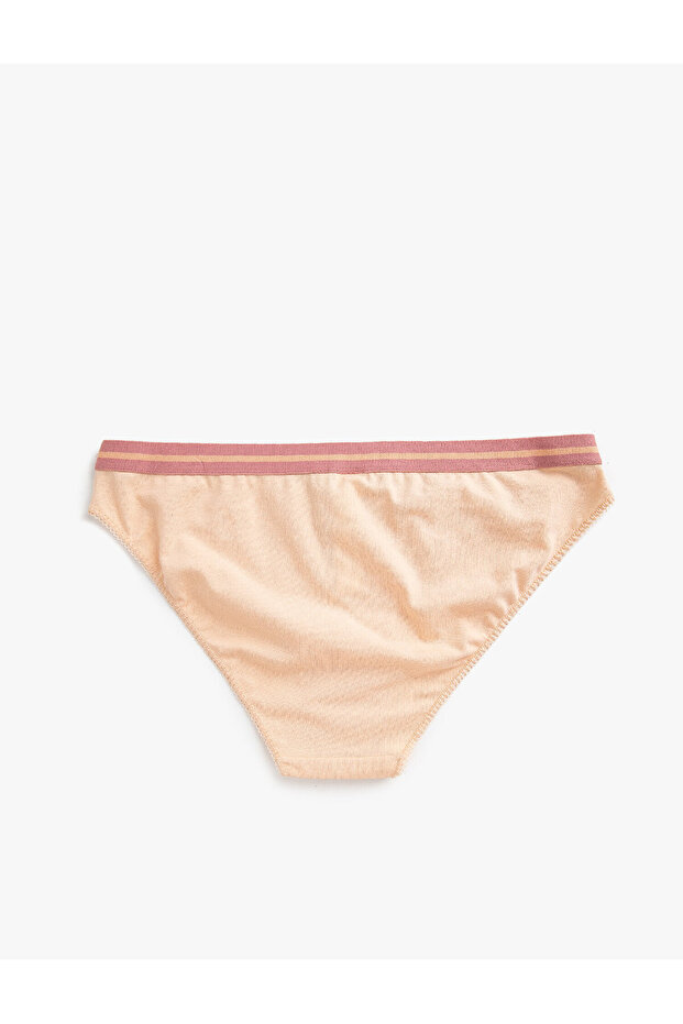 Cotton Printed Brief Basic Panties - 2