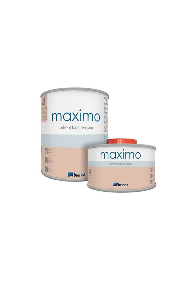 Bianca Maximo Solvent Bazlı Parlak Sıvı Cam 500 Ml 4 Kat Daha Koruyucu - 1