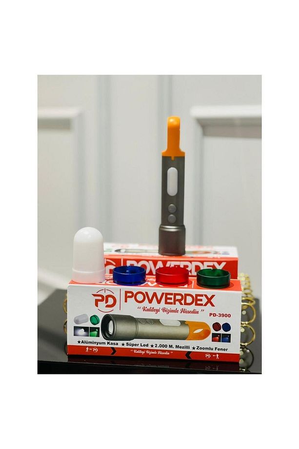 PD-3900 Ultra Parlak COB Led 9 Modlu Askılı Şarjlı El Feneri - 3