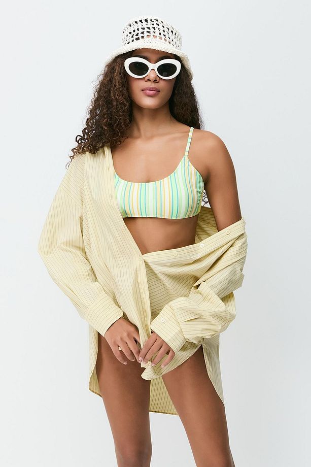 İp Askı Bikini Takım 3268 Yeşil/Sarı - 5