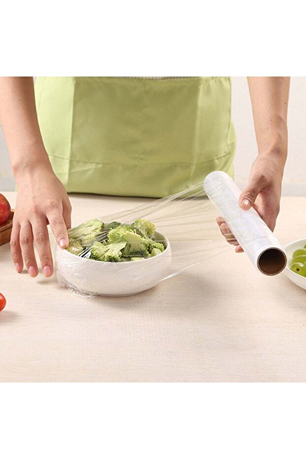 رول تغليف بلاستيكي شفاف مقاس 35*30 سم - 2