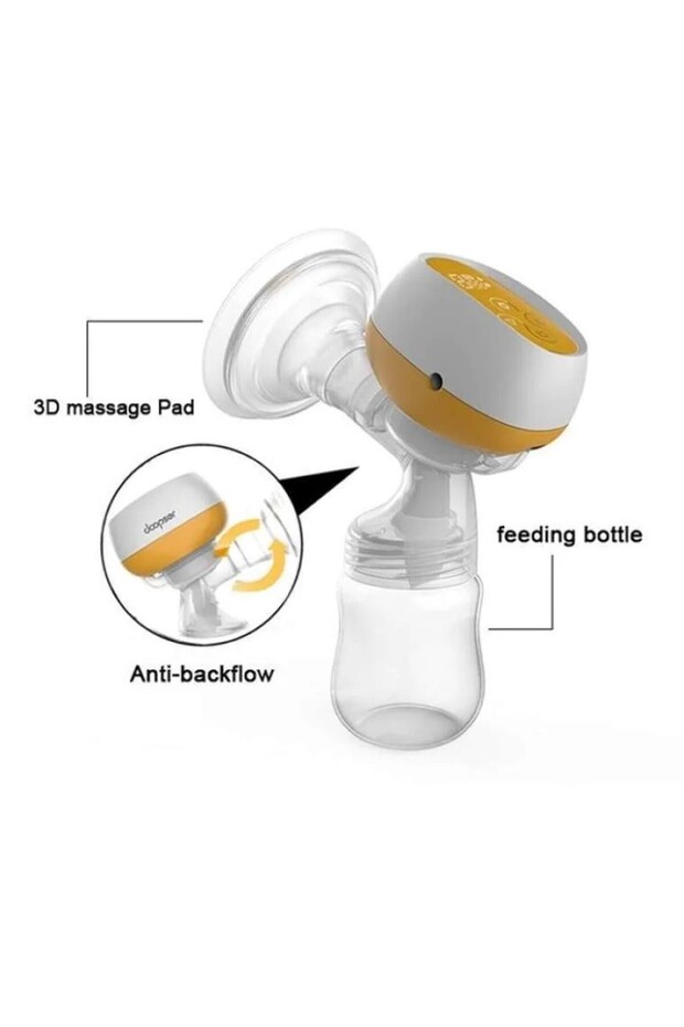 مضخة ثدي كهربائية لاسلكية، صغيرة الحجم، قابلة لإعادة الشحن عبر USB، 150 مل - 3