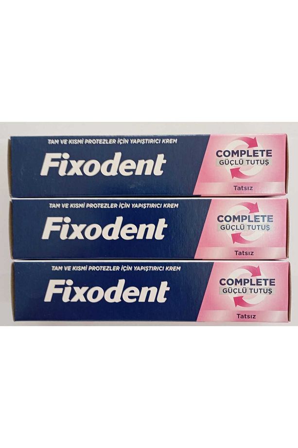 Complete Diş Protez Yapıştırıcı Krem Aroması 47 gr X 3 Adet - 2
