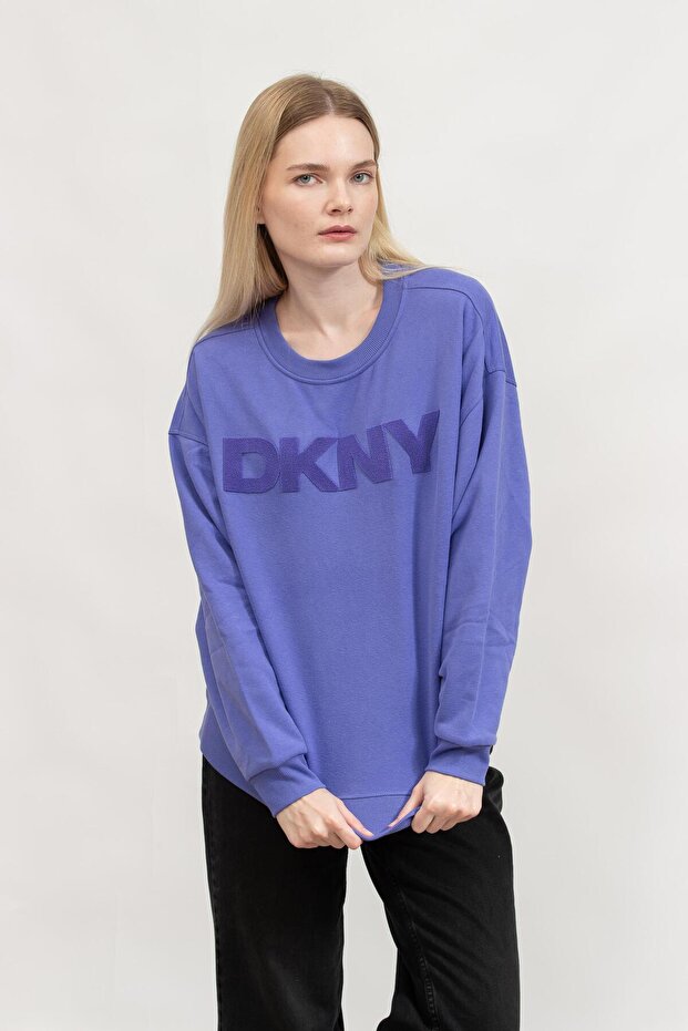 Kadın Bisiklet Yaka Sweatshirt - 2