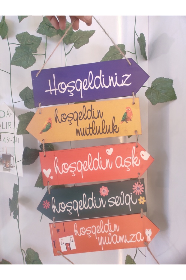Kapı süsü "Hoşgeldiniz" - 1