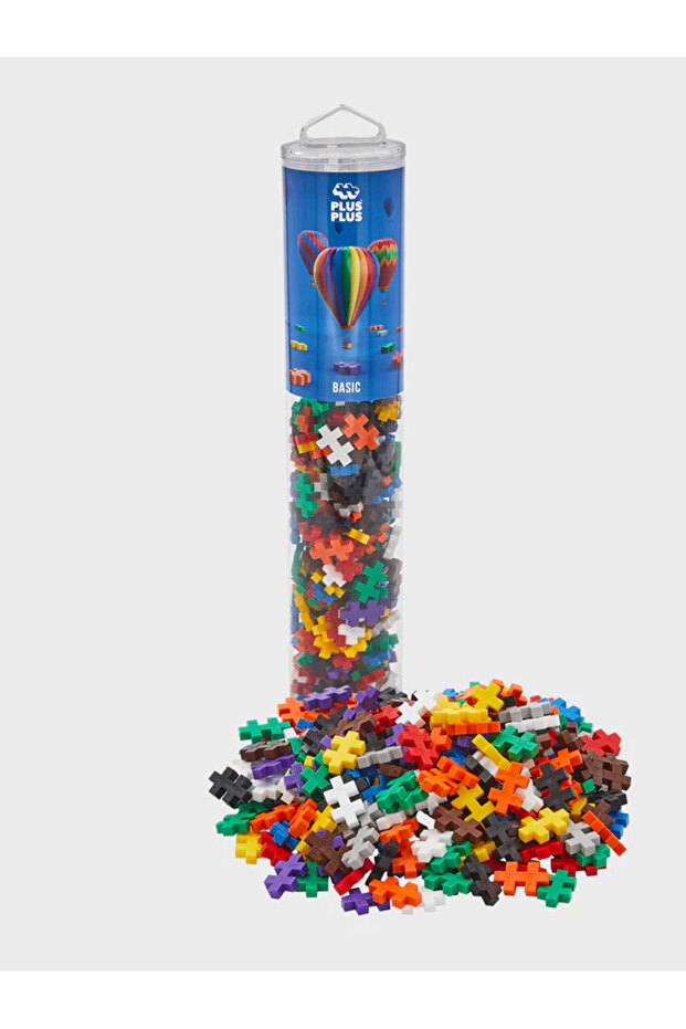 Plus-Plus construction set, 240-piece tube, Basic, standard colors - 2
