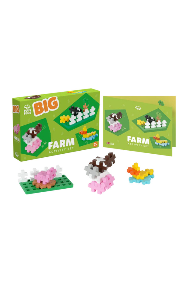 Set constructie Plus-Plus, 40 piese mari, Ferma - 5