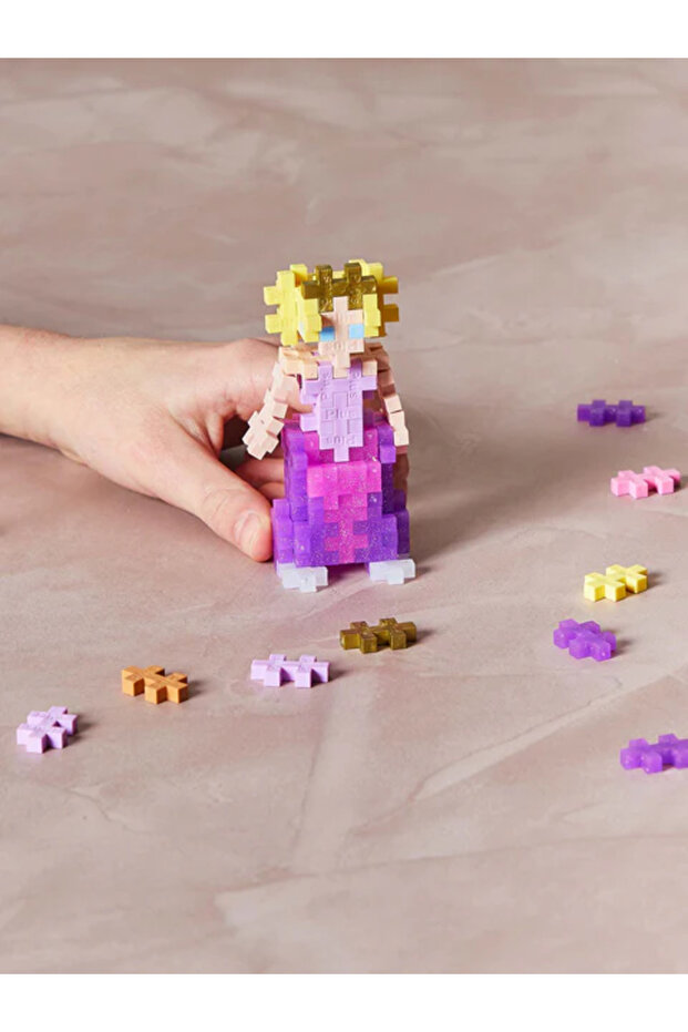 Σετ κατασκευών Plus-Plus, σωλήνας 100 τεμαχίων, Princess - 5