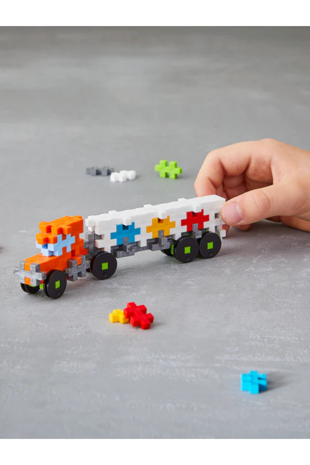 Set constructie Plus-Plus, tub 100 piese, Camion - 4