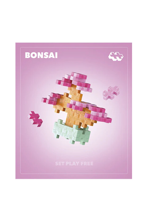Plus-Plus construction set, PLANTS - Pink bonsai - 1