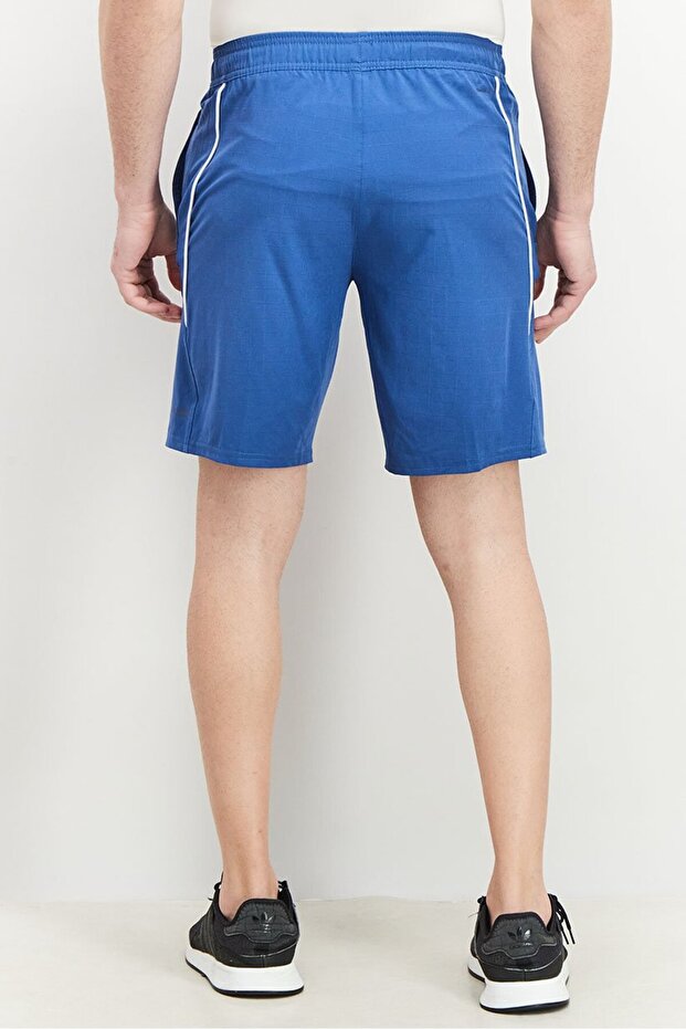 شورت رجالي برباط سحب، أزرق - 4