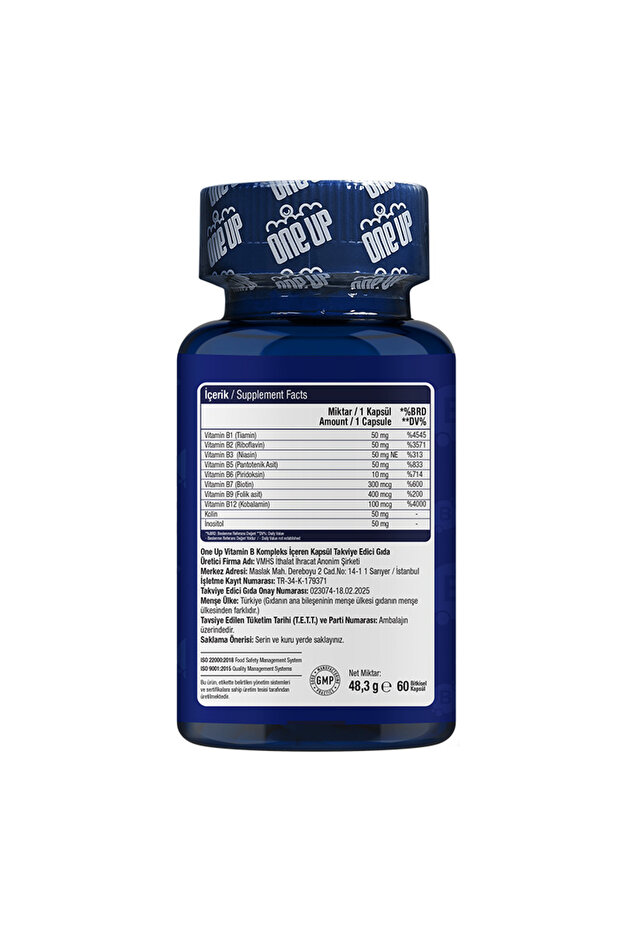 Vitamin B Kompleks 60 Kapsül - 4