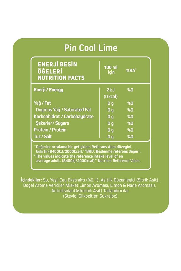 Cool Lime - Şekersiz & Kalorisiz 250 ml X 12 Adet Ice Tea 304893 - 5