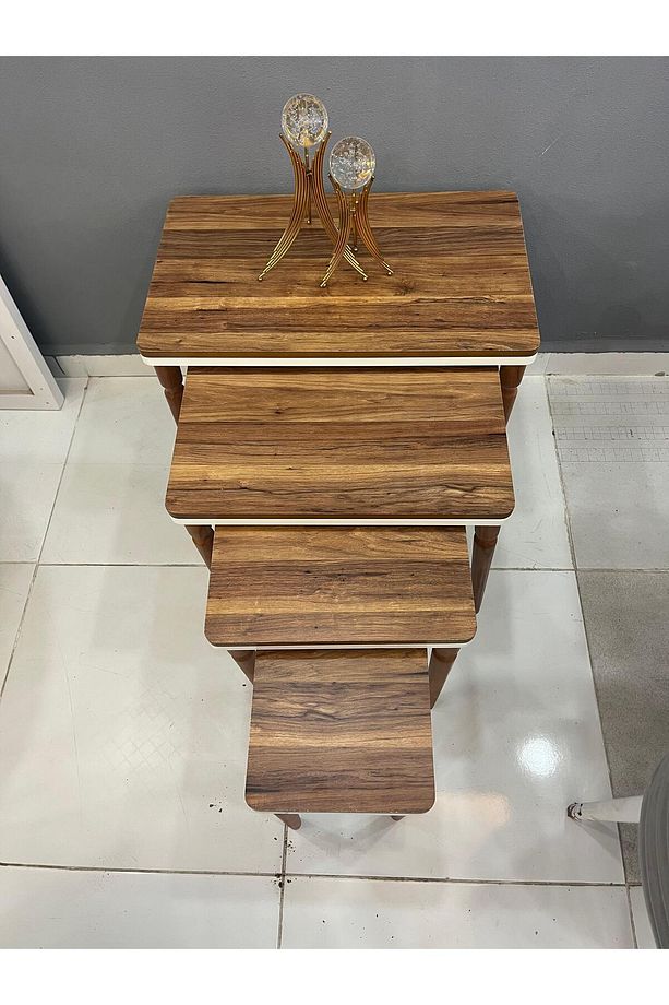 4'lü Lüx Zigon Sehpa Veviz - 4