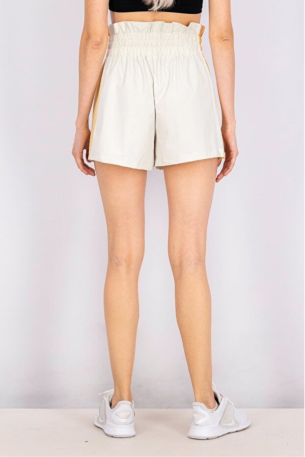 شورت نسائي أساسي برباط بلونين، رمادي فاتح - 2