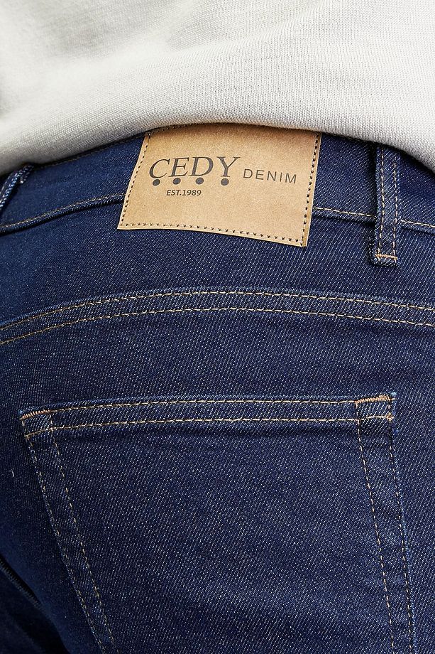 Regular Fit Jean Martin Yüksek Bel Standart Kesim Esnek Kot Pantolon C336 - 9
