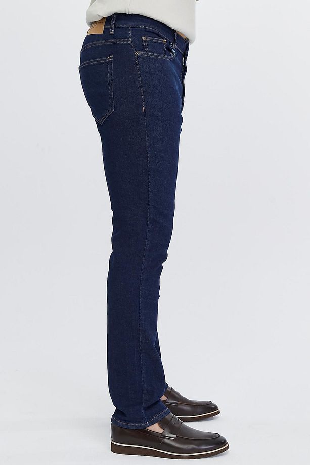 Regular Fit Jean Martin Yüksek Bel Standart Kesim Esnek Kot Pantolon C336 - 5
